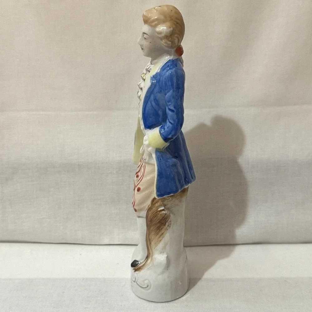 Vintage 1970's Occupied Colonial Man 10" Made In Japan Hand Painted Figurine - Picture 4 of 8